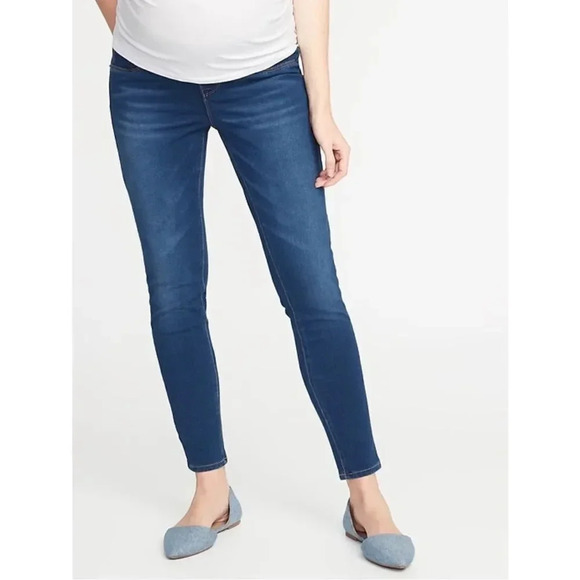 Old Navy maternity front low-panel rockstar skinny jeans Size 4 - Picture 1 of 13